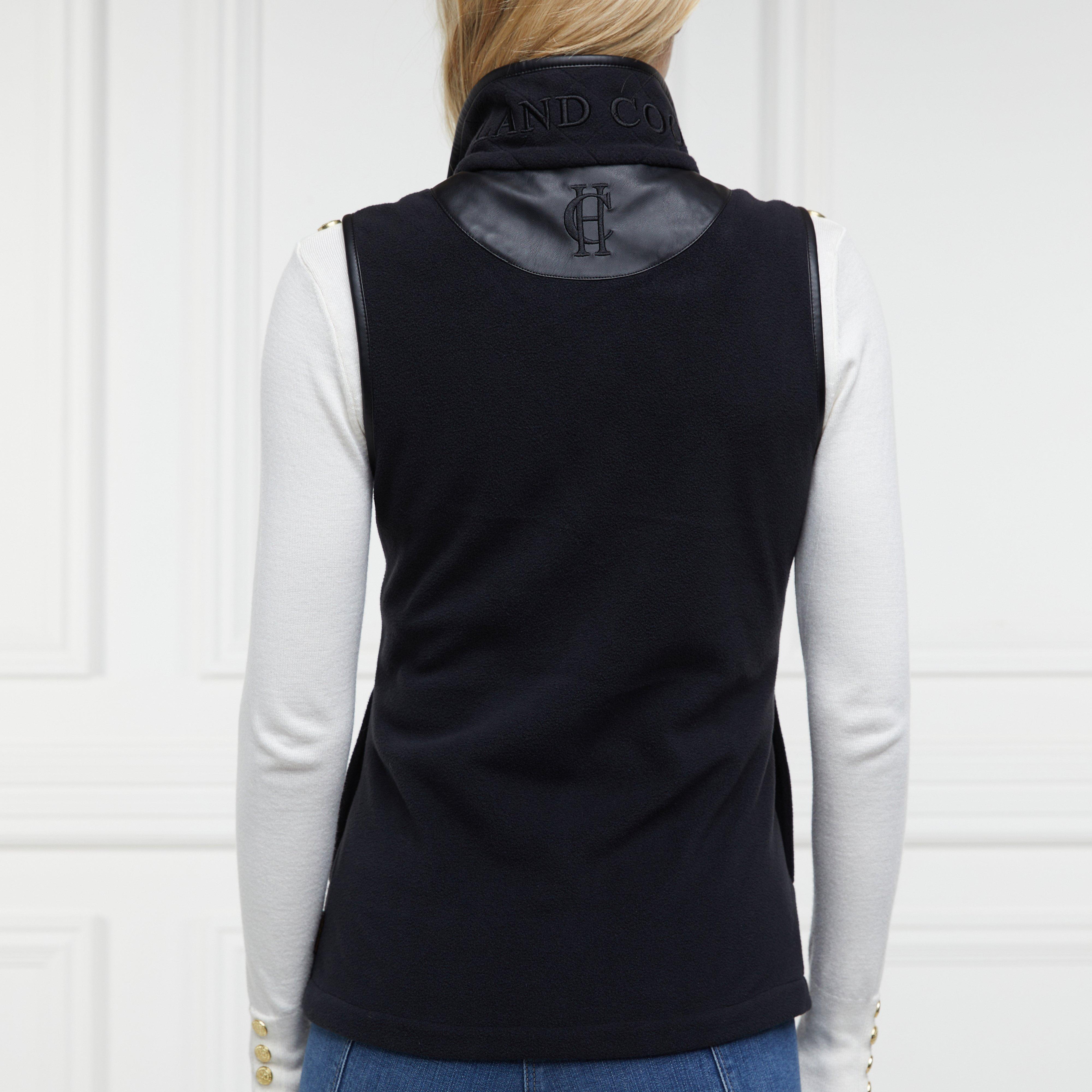 Womens Country Fleece Gilet Black