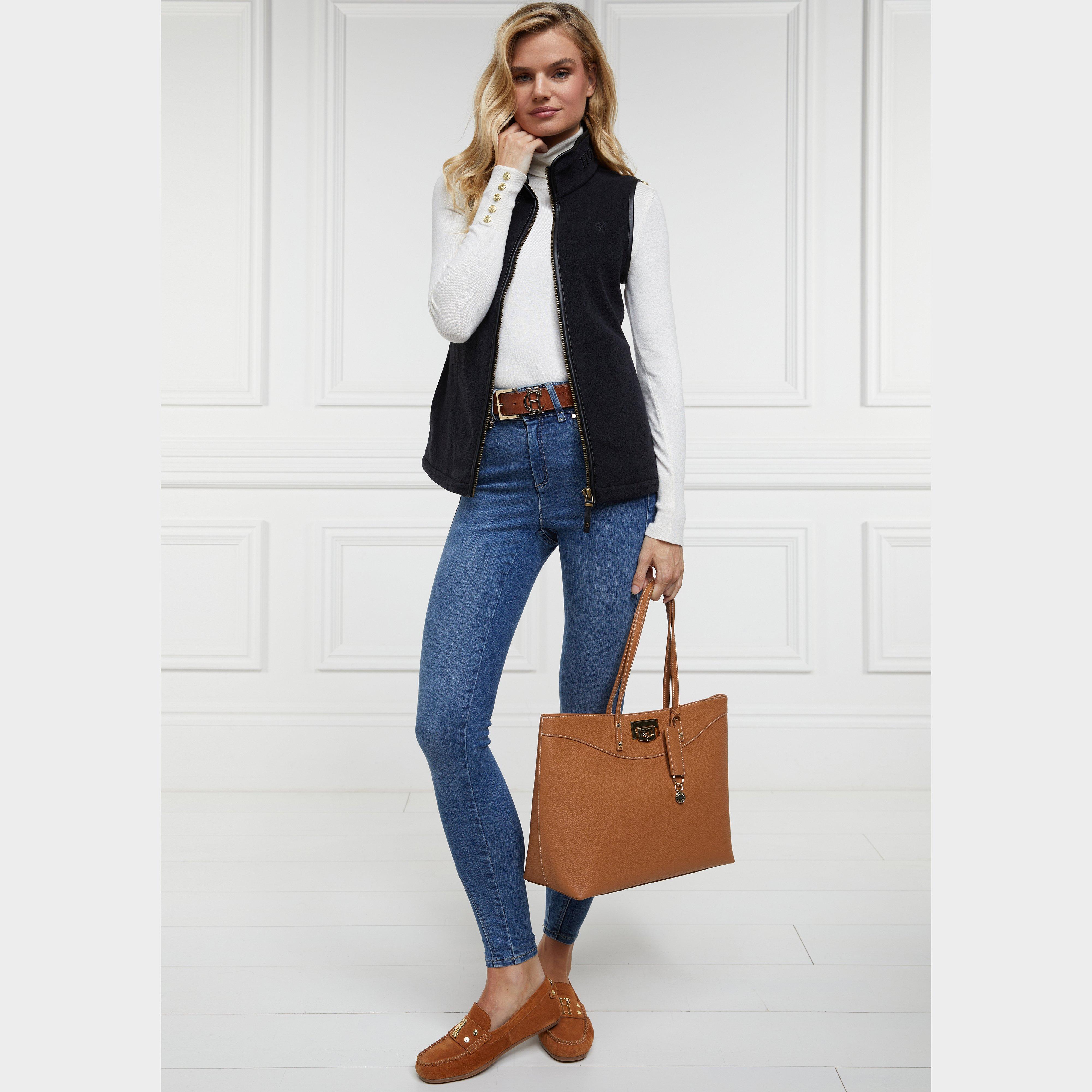 Womens Country Fleece Gilet Black