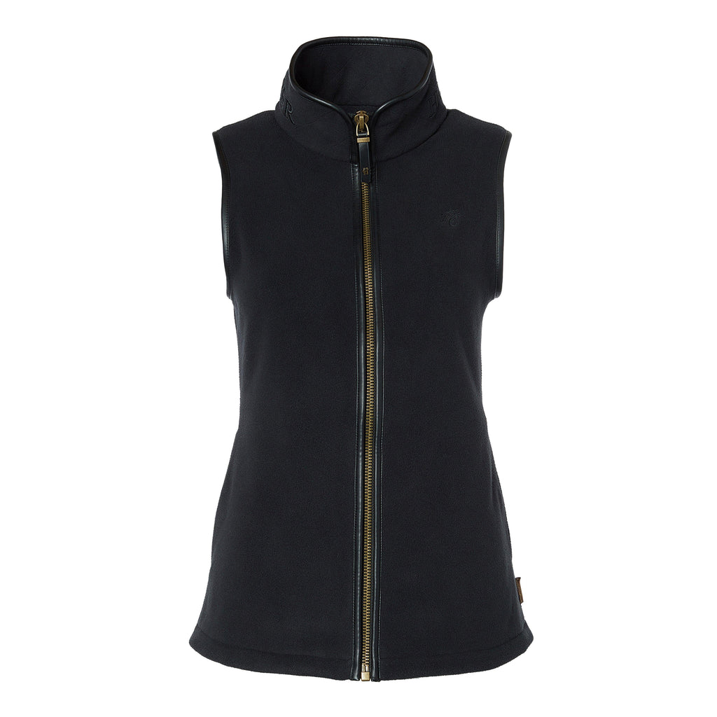 Womens Country Fleece Gilet Black