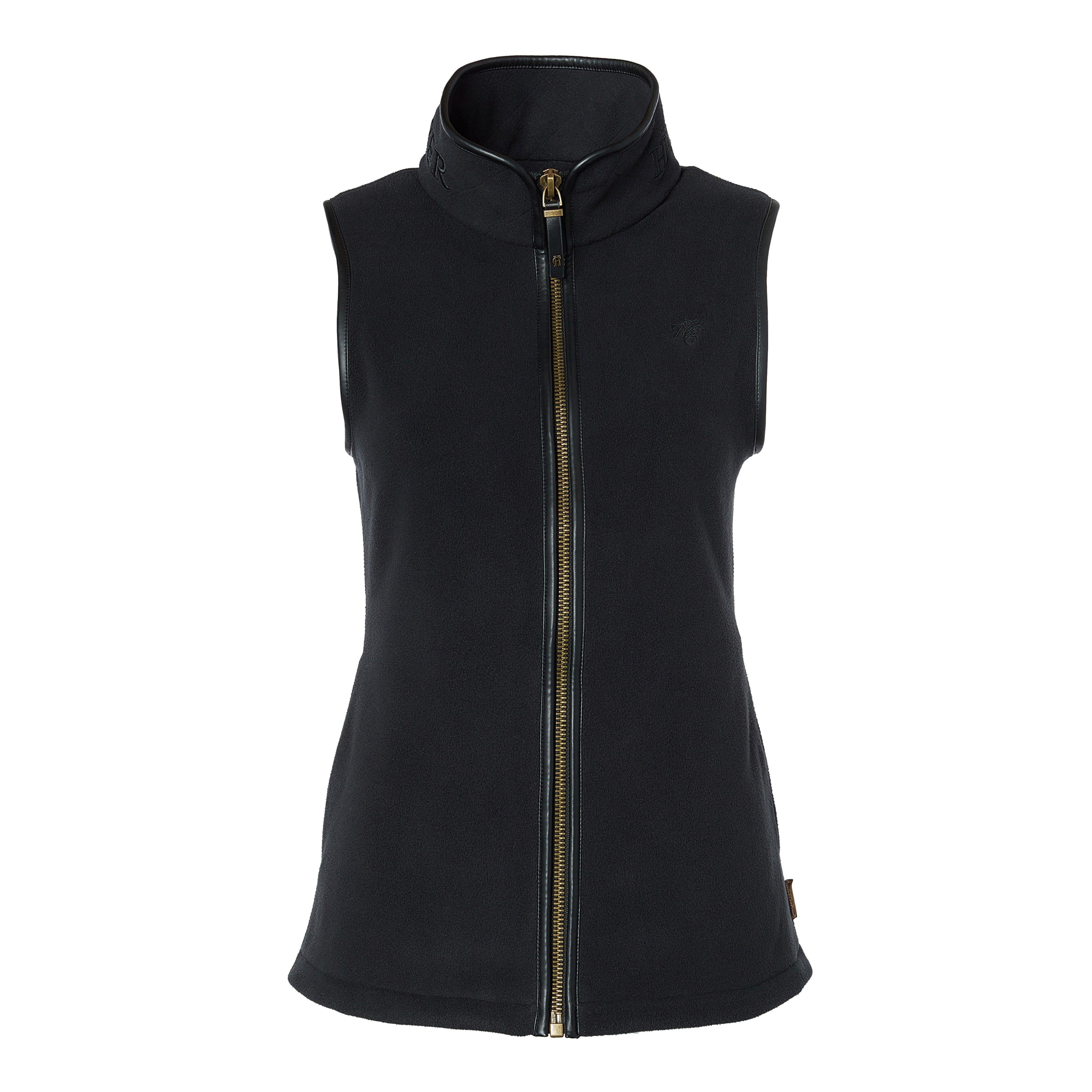 Womens Country Fleece Gilet Black