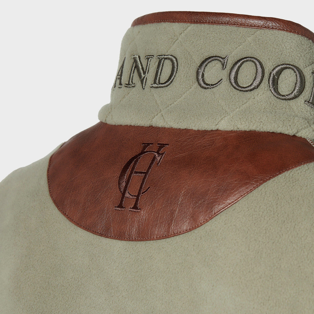 Womens Country Half Zip Fleece Sage