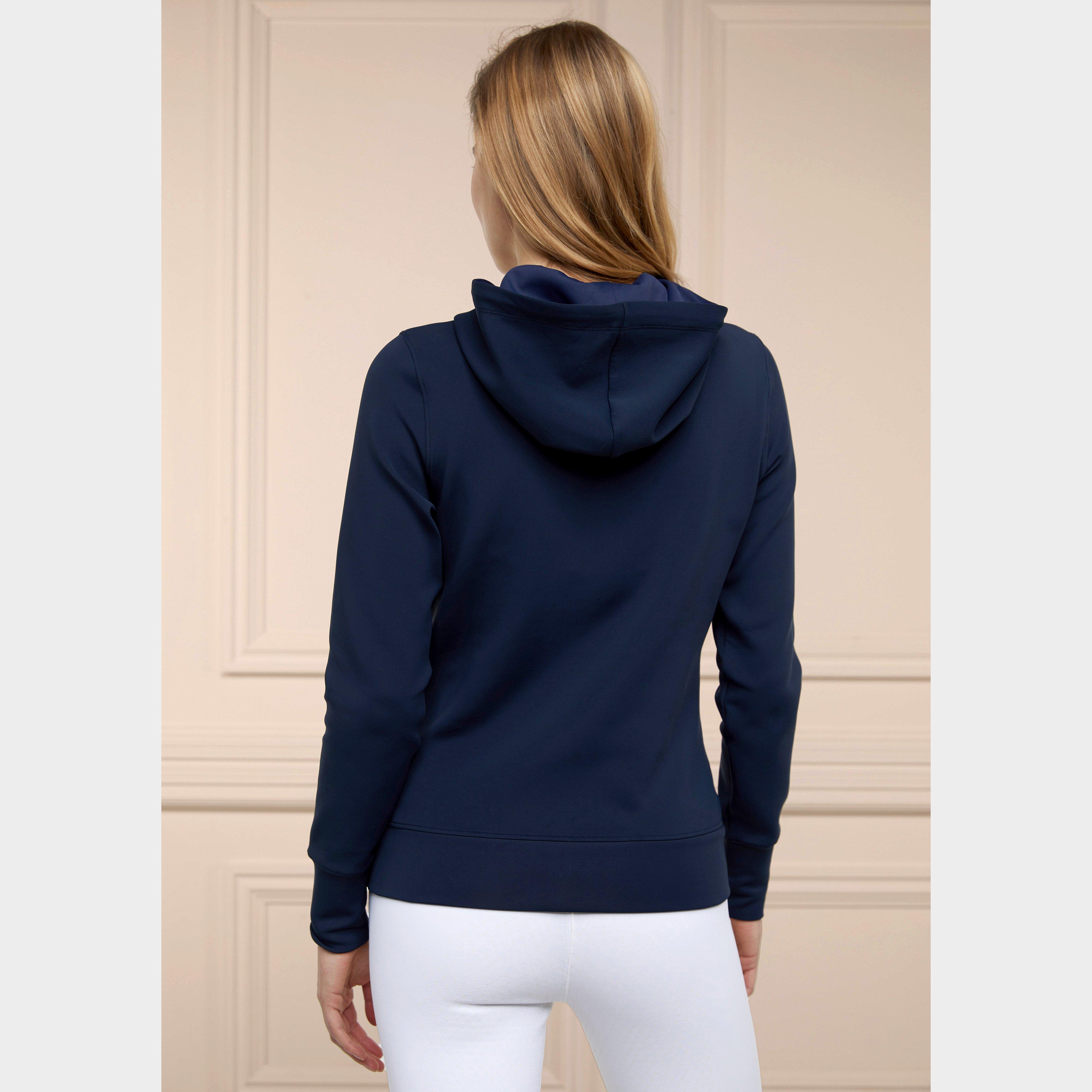 Womens Crystal Hoodie Navy