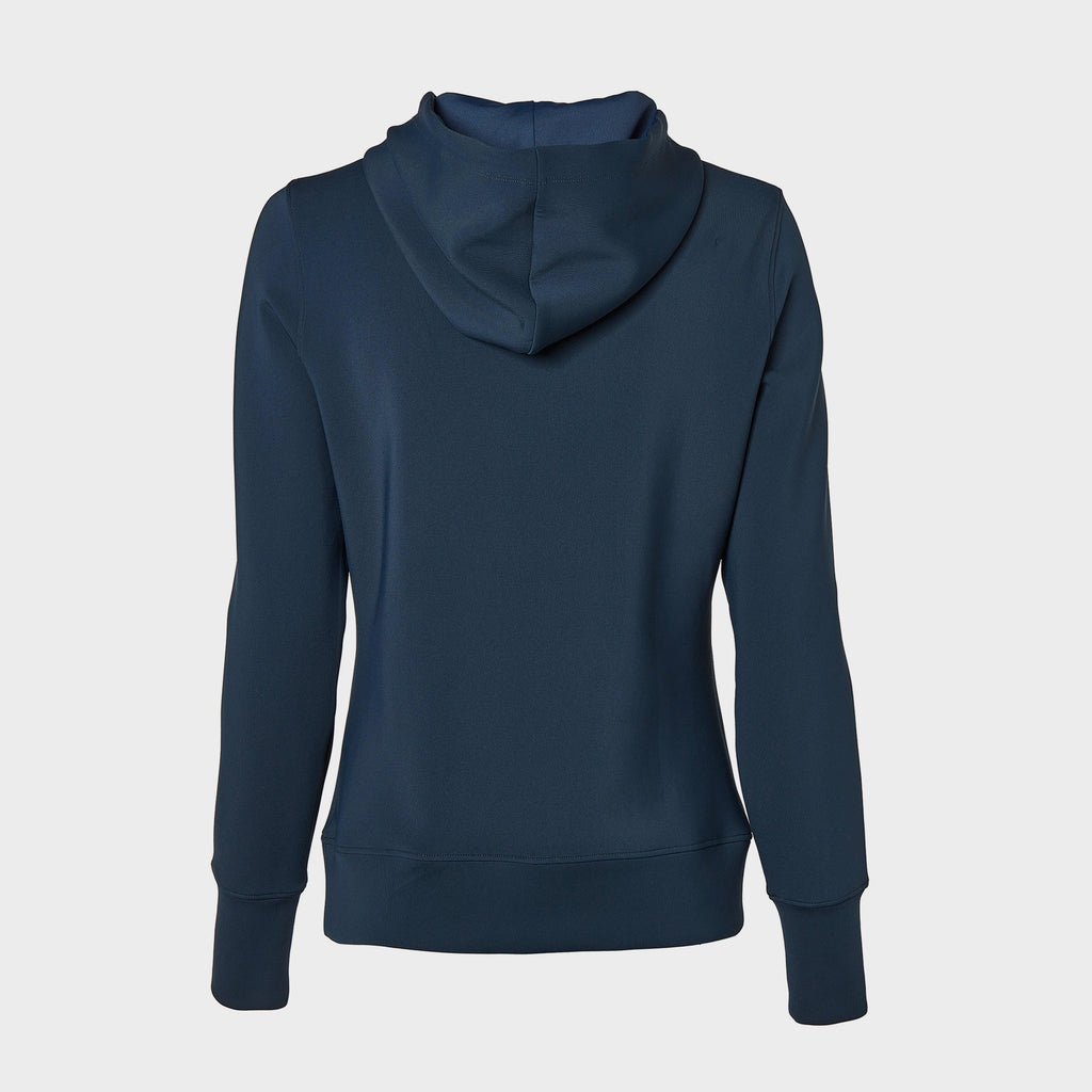 Womens Crystal Hoodie Navy
