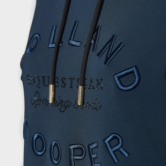 Womens Crystal Hoodie Navy