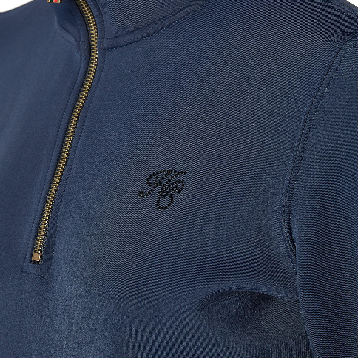 Womens Training Henley Ink Navy