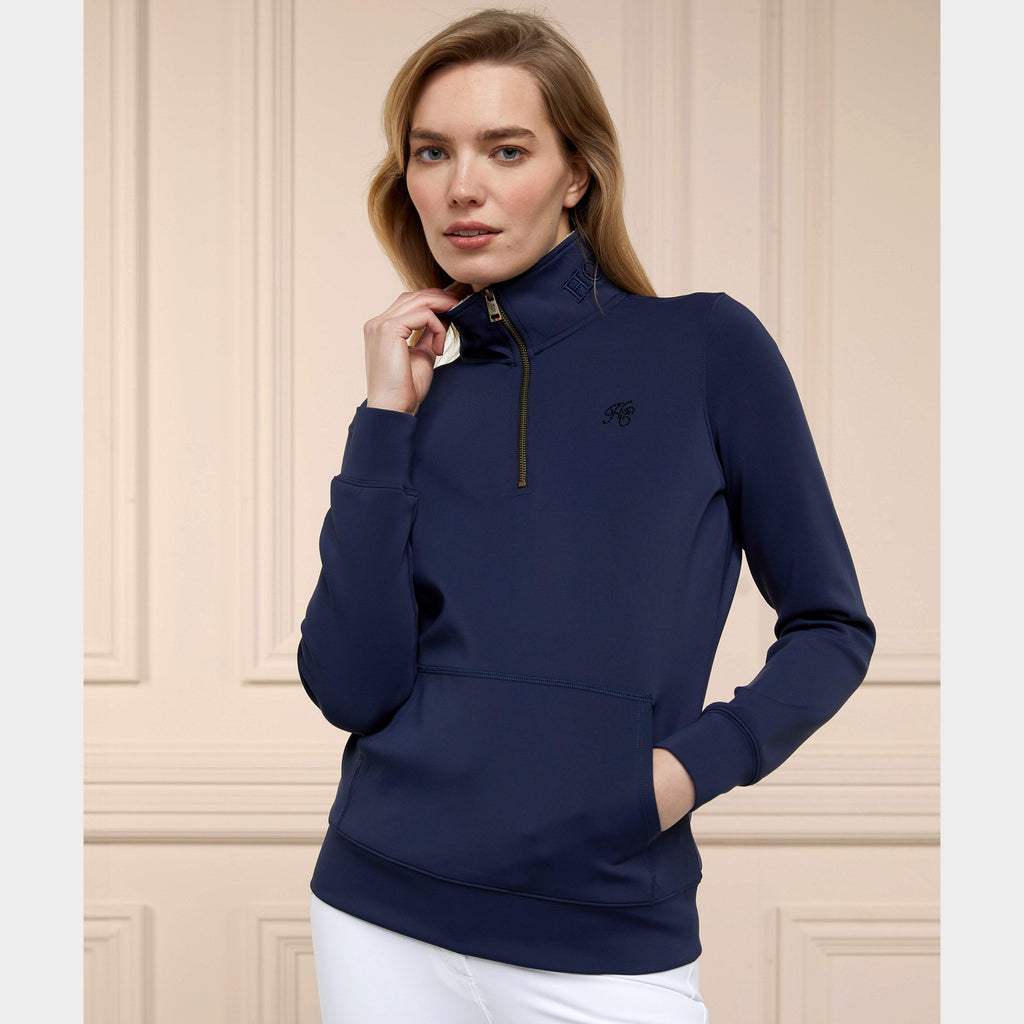 Womens Training Henley Ink Navy