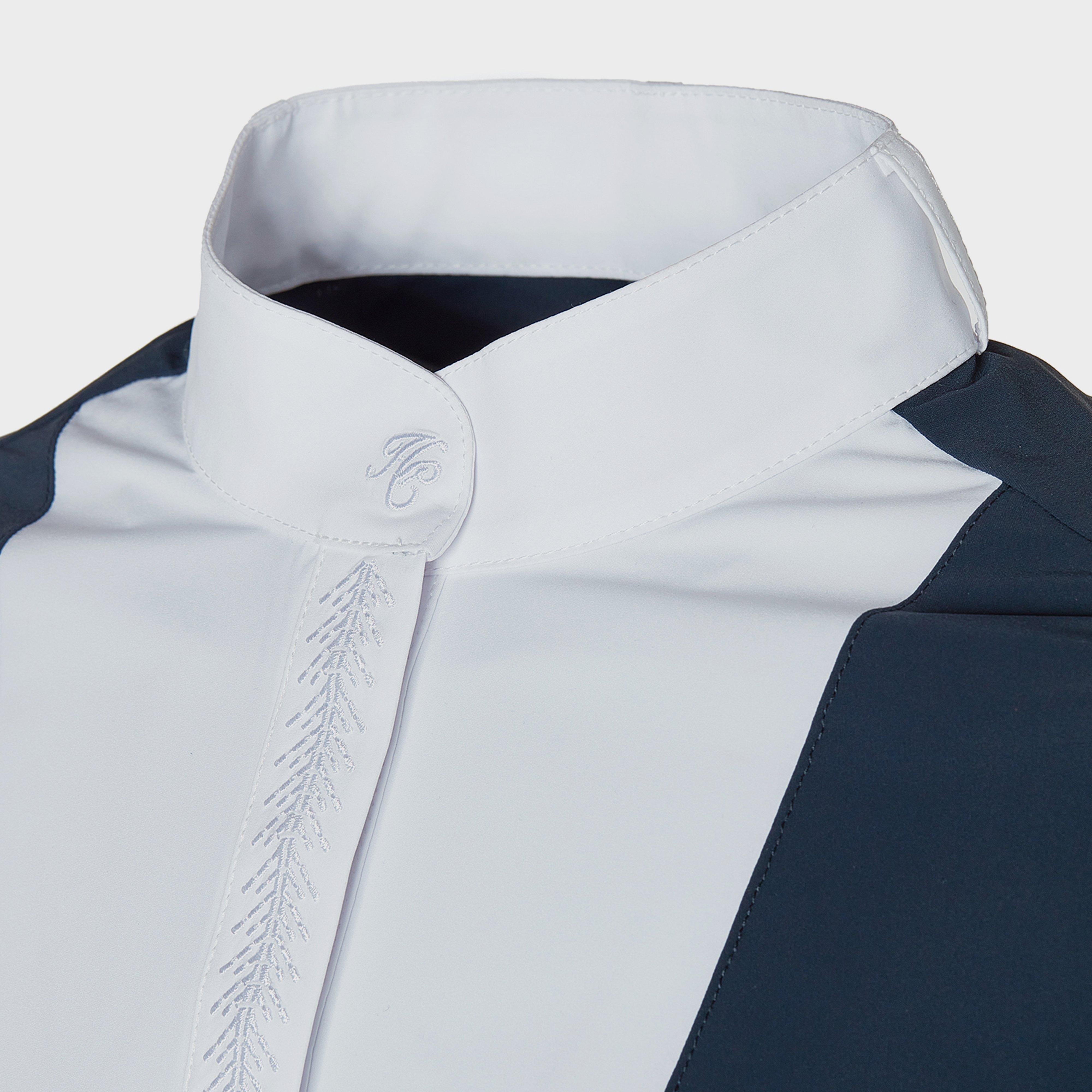 Womens Gatcombe Long Sleeve Show Shirt Ink Navy