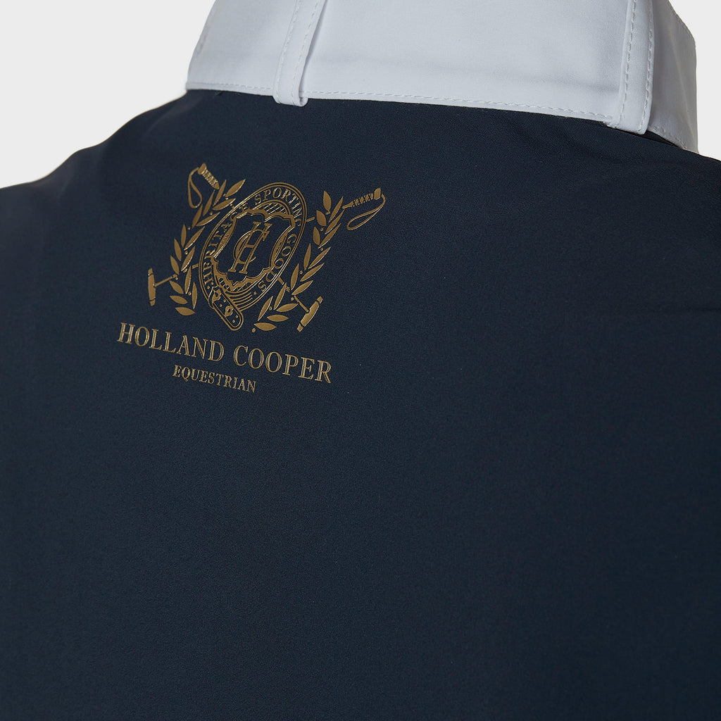 Womens Gatcombe Long Sleeve Show Shirt Ink Navy