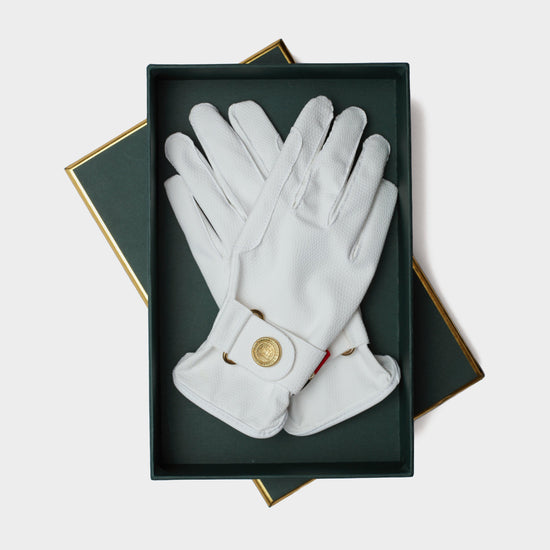 Riding Gloves White