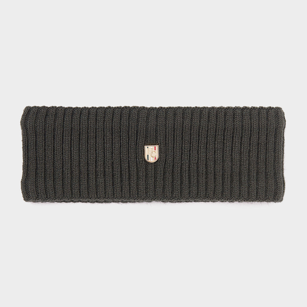 Womens Burghley Headband Dark Olive