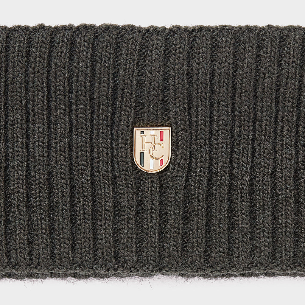 Womens Burghley Headband Dark Olive