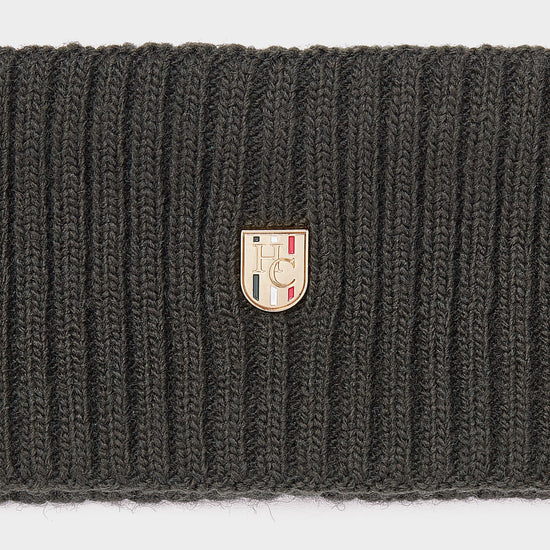 Womens Burghley Headband Dark Olive