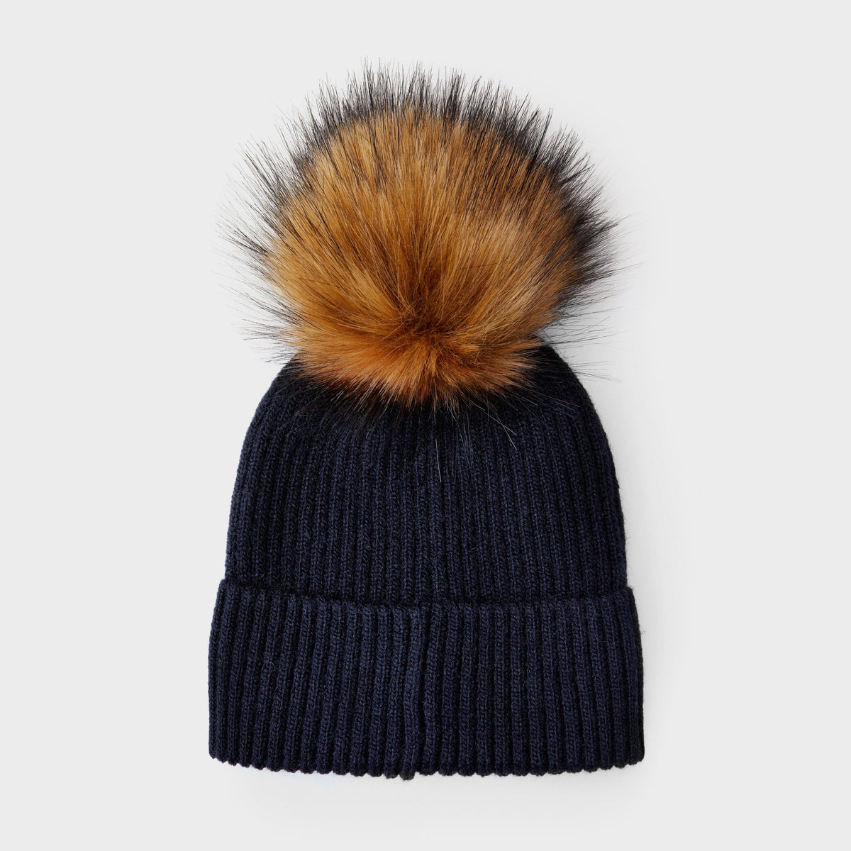 Womens Burghley Bobble Hat Ink Navy