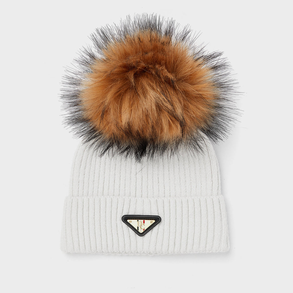 Womens Burghley Bobble Hat Cream