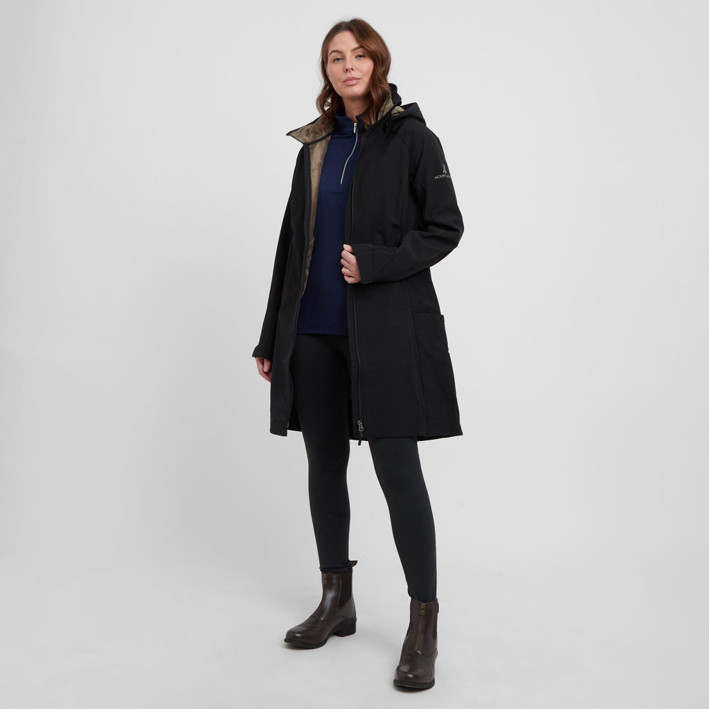 Womens Stella Softshell Parka Black