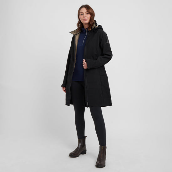 Womens Stella Softshell Parka Black