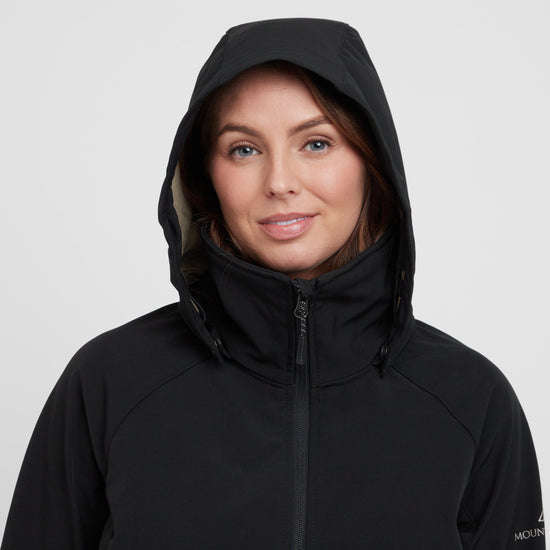 Womens Stella Softshell Parka Black