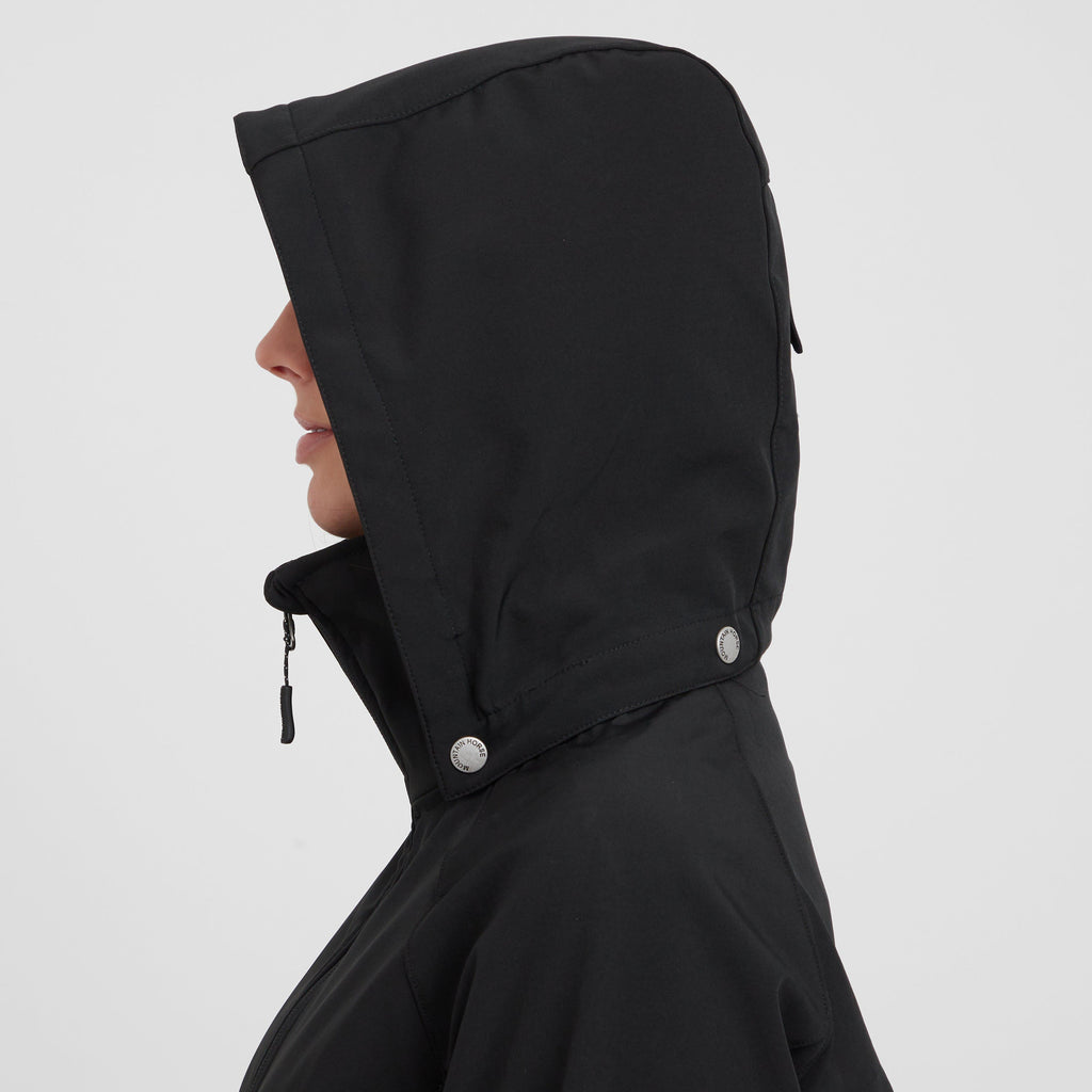 Womens Stella Softshell Parka Black