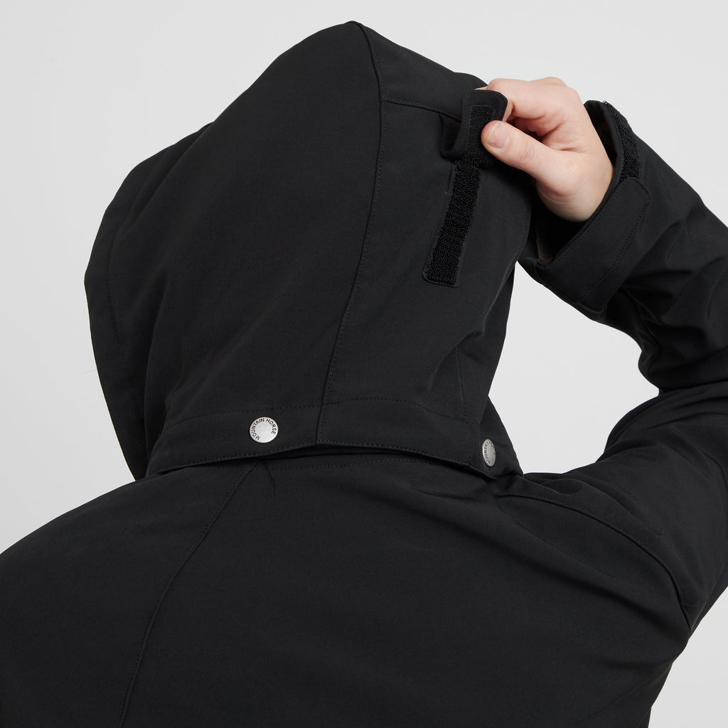 Womens Stella Softshell Parka Black