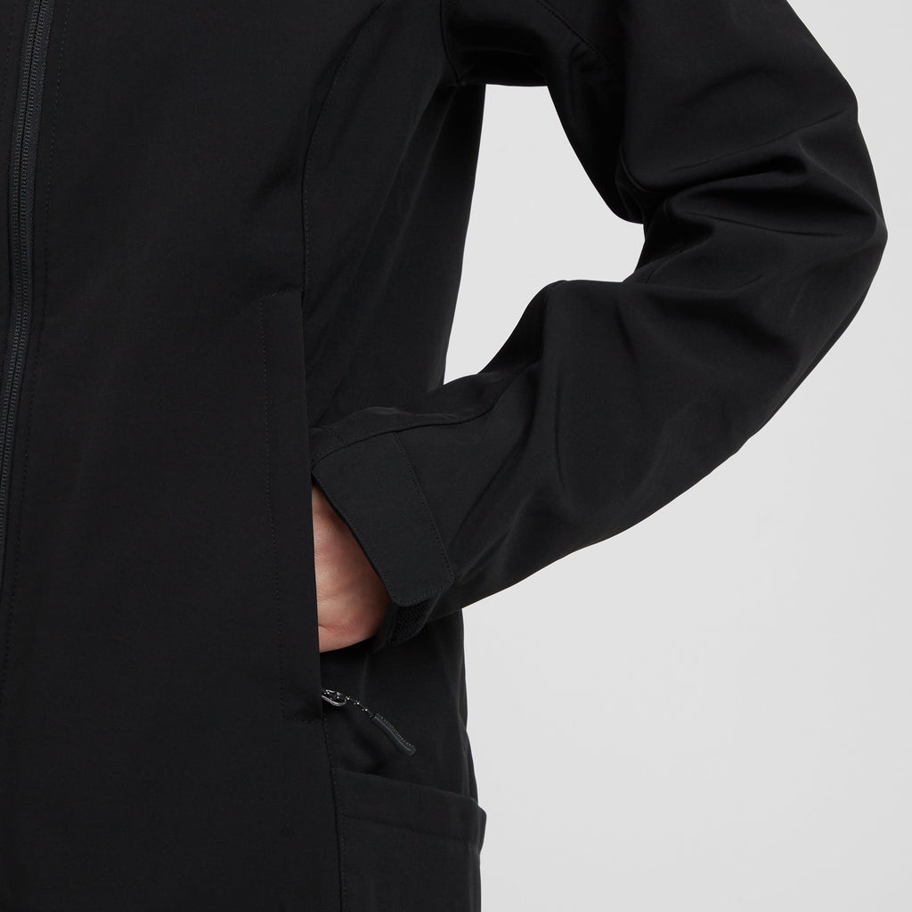 Womens Stella Softshell Parka Black