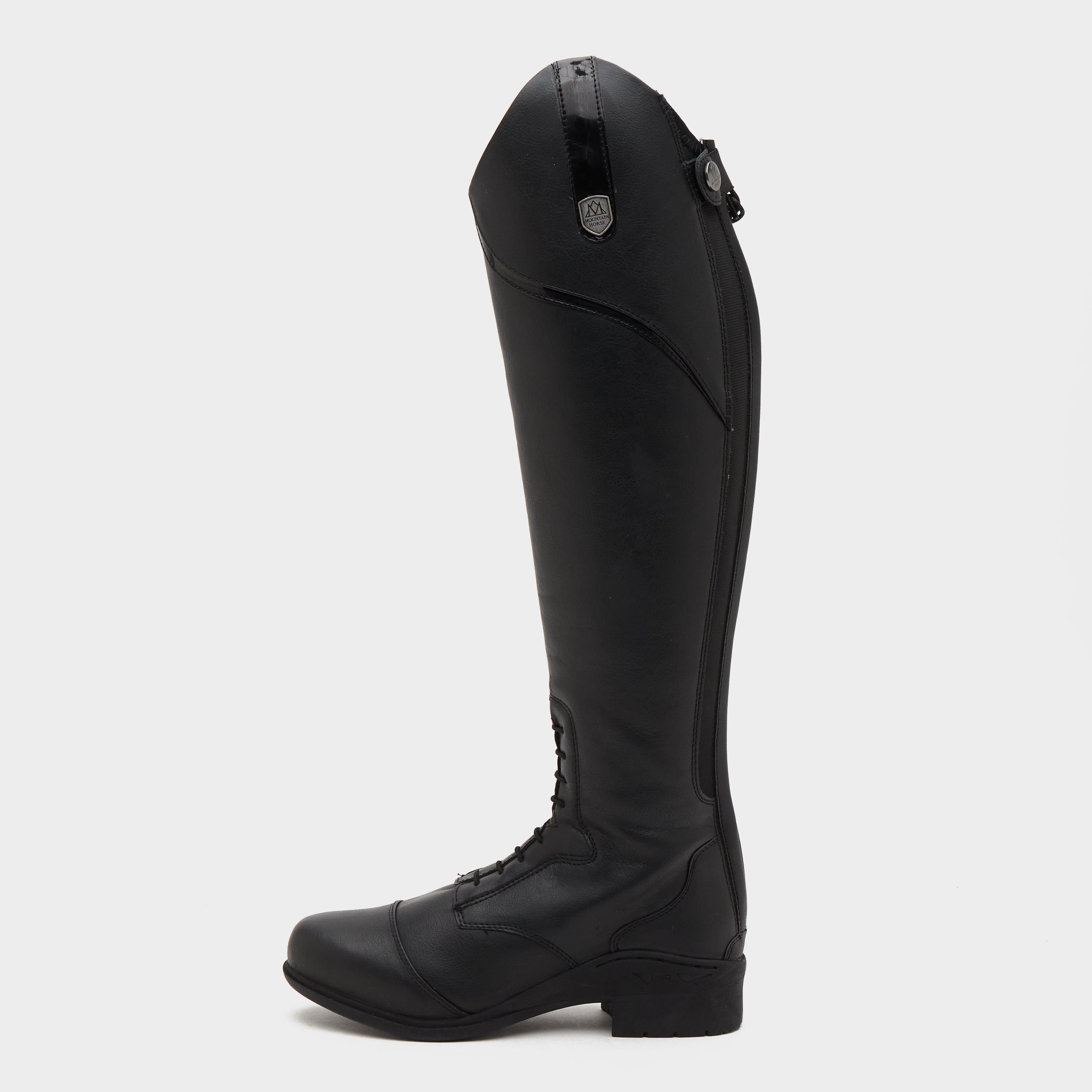 Womens Veganza Long Riding Boots Black