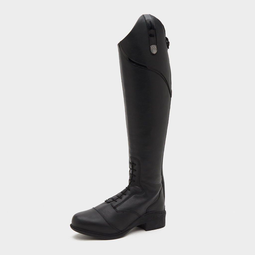 Womens Veganza Long Riding Boots Black