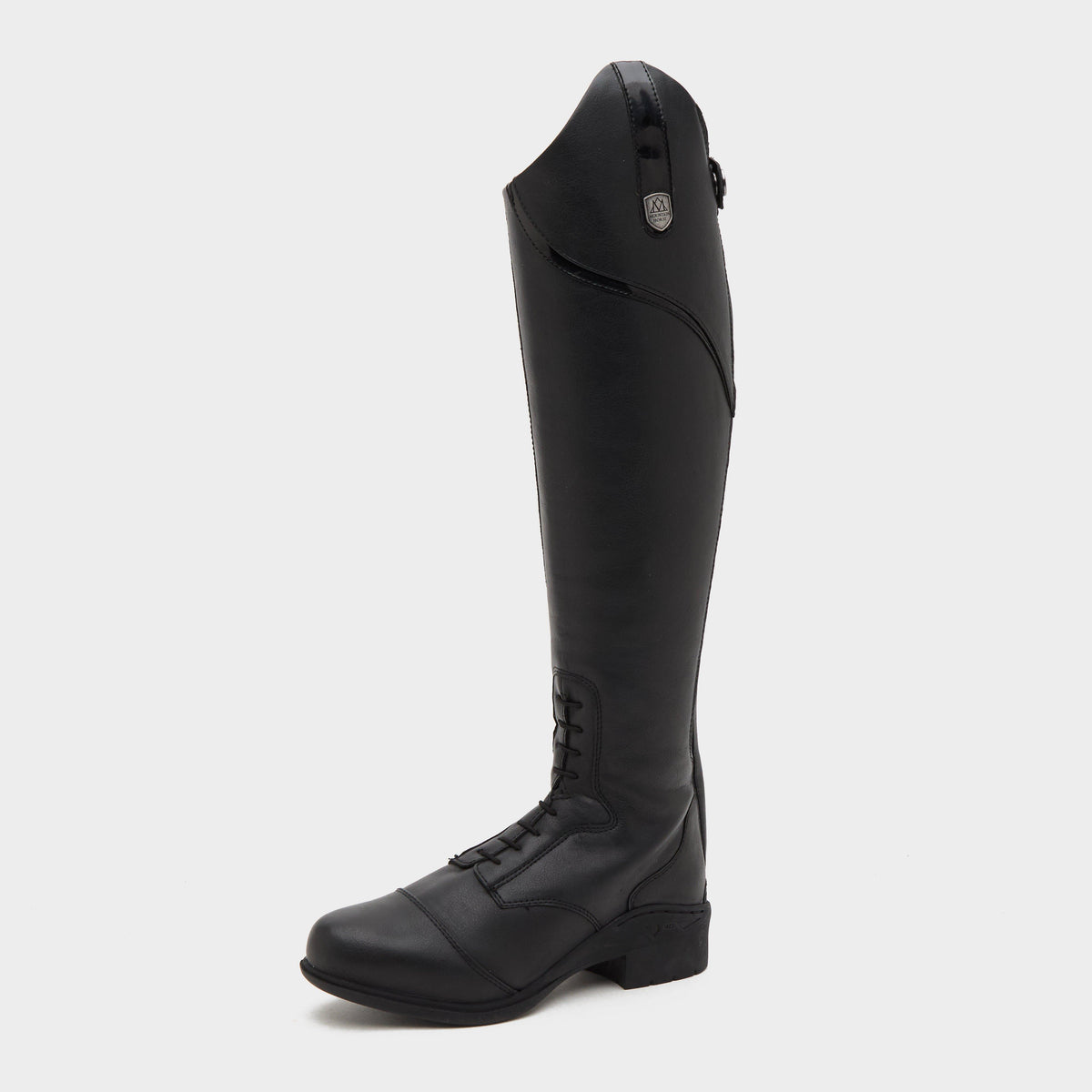 Womens Veganza Long Riding Boots Black