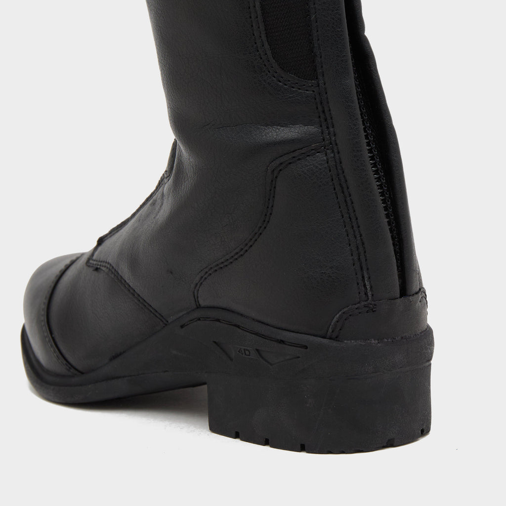 Womens Veganza Long Riding Boots Black