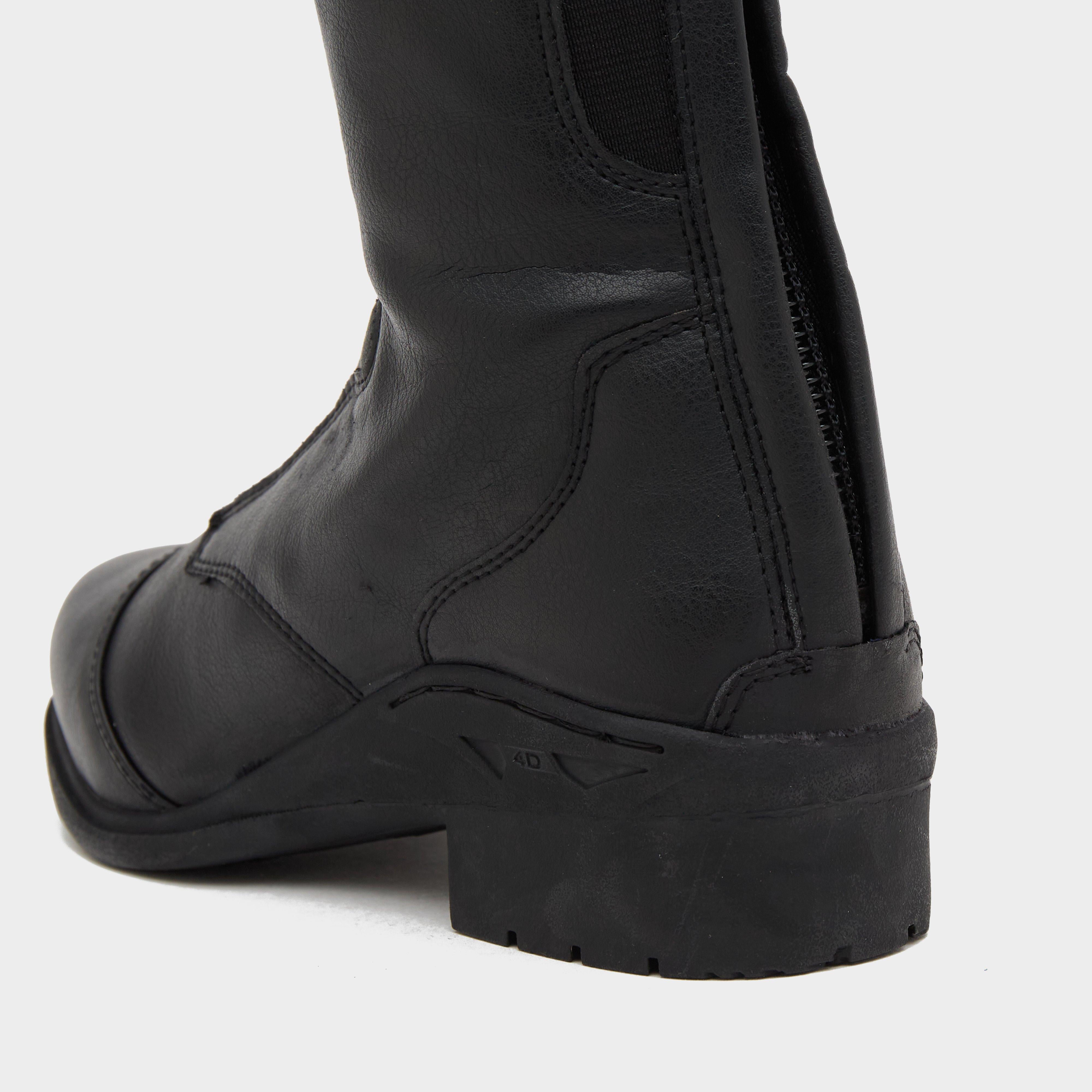 Womens Veganza Long Riding Boots Black