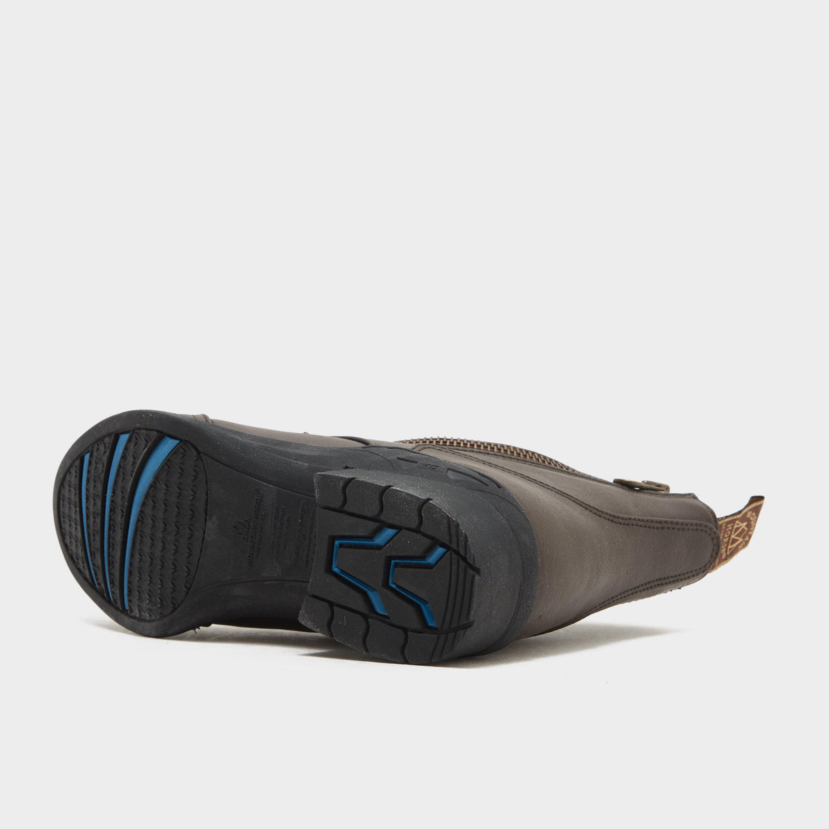 Womens Veganza Side Zip Paddock Boots Brown