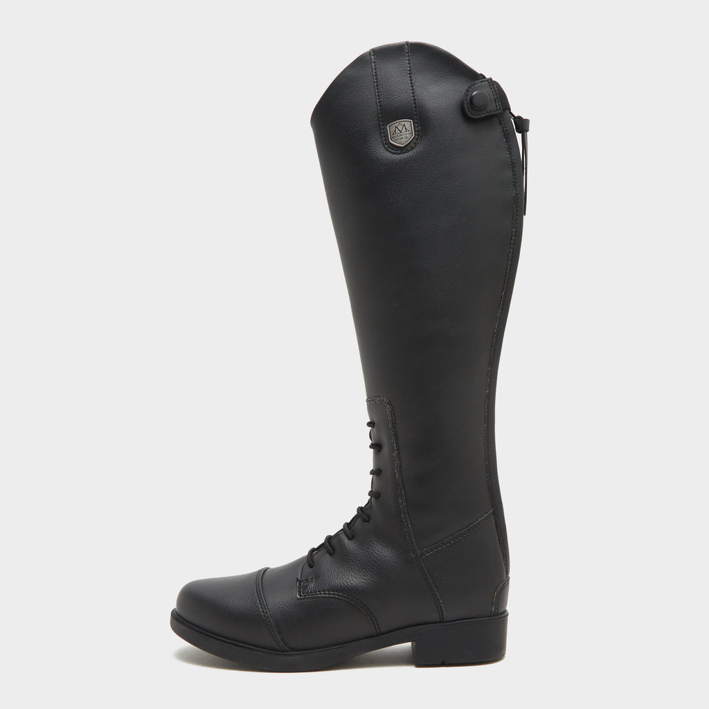 Kids Veganza Long Riding Boots Black