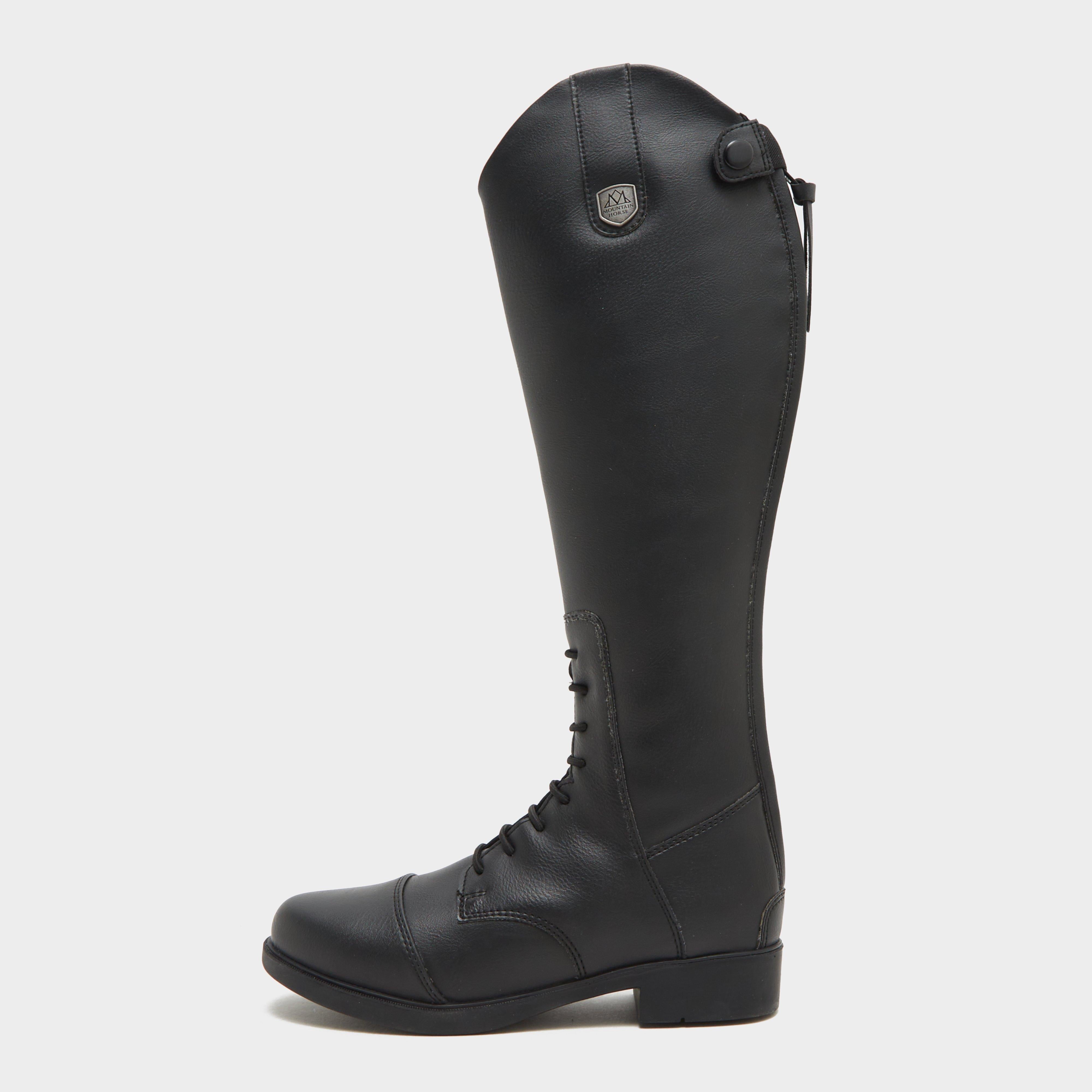Kids Veganza Long Riding Boots Black
