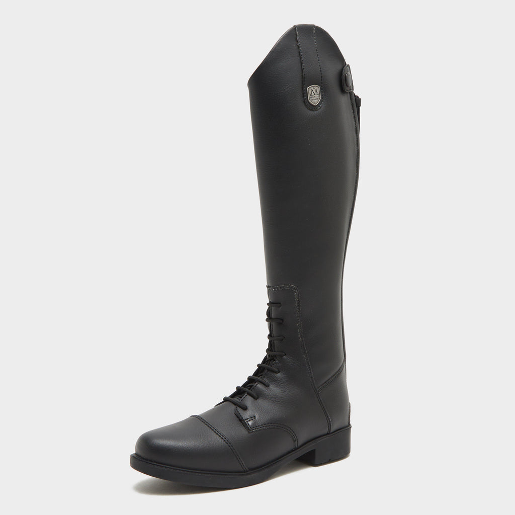 Kids Veganza Long Riding Boots Black