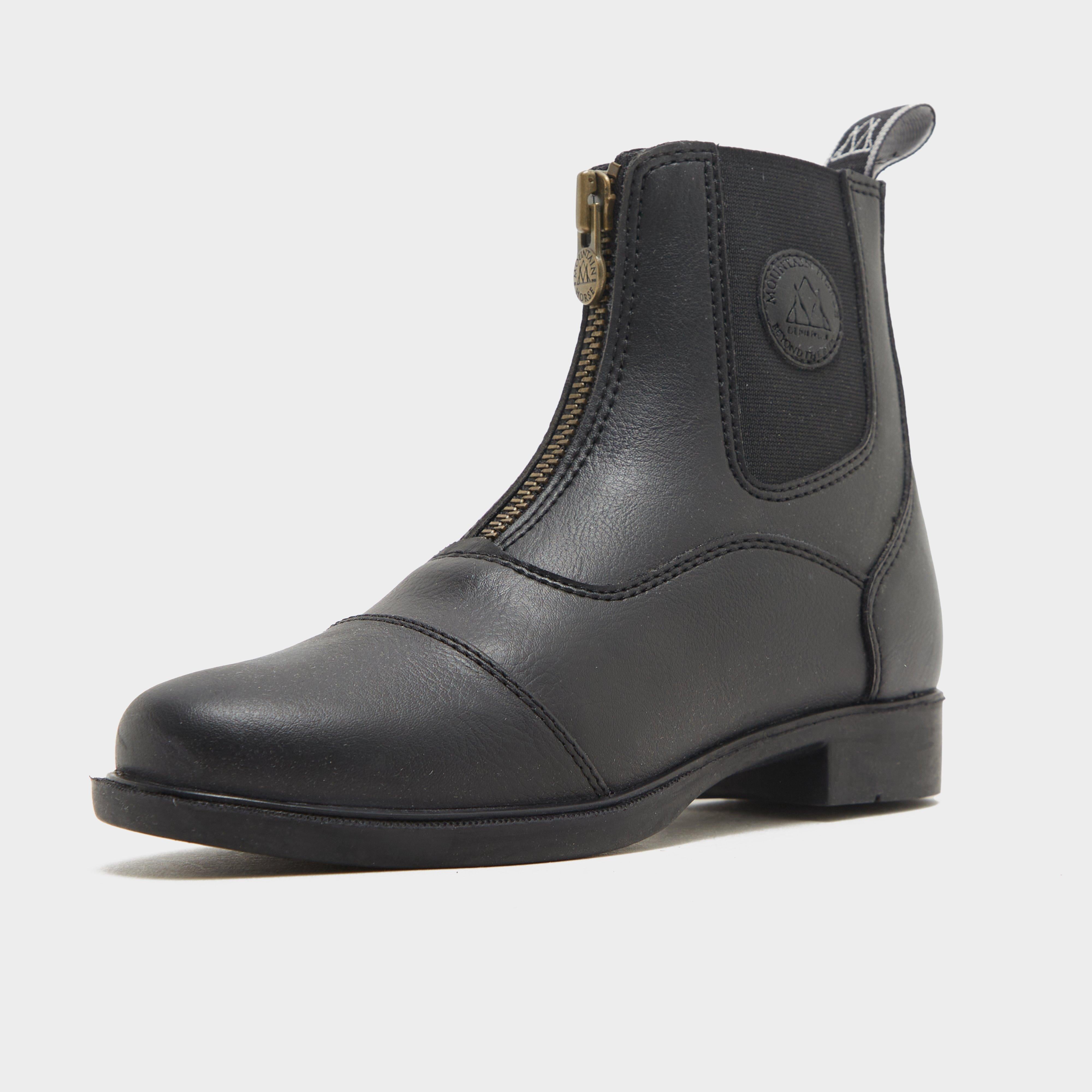 Young Rider Veganza Paddock Boots Black