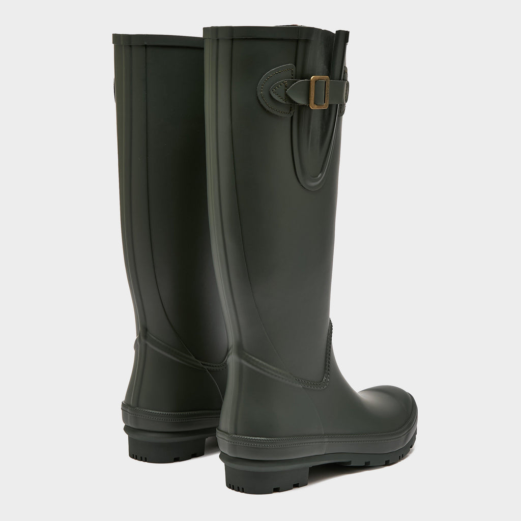 Womens Houghton Adjustable Tall Wellies Green