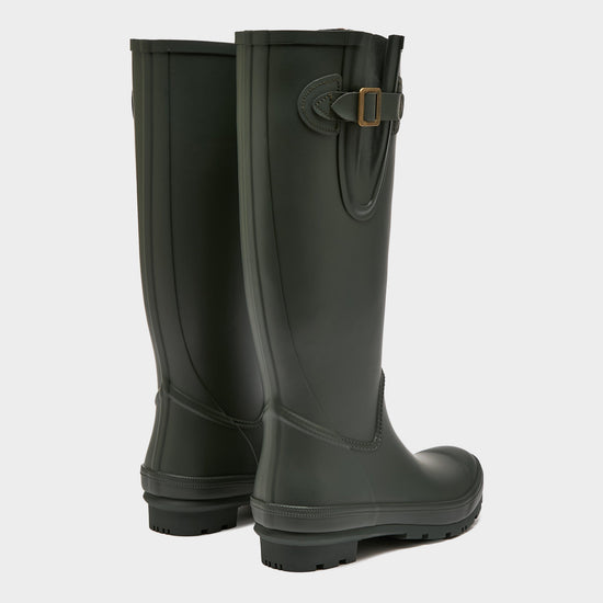 Womens Houghton Adjustable Tall Wellies Green