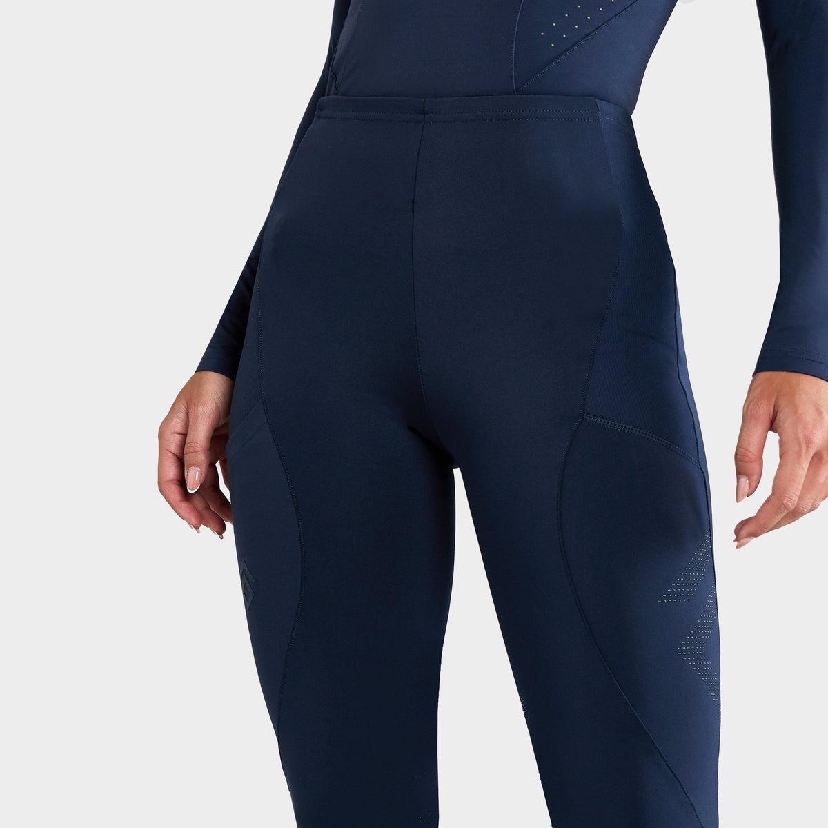 Womens Core Knee Grip Leggings Navy