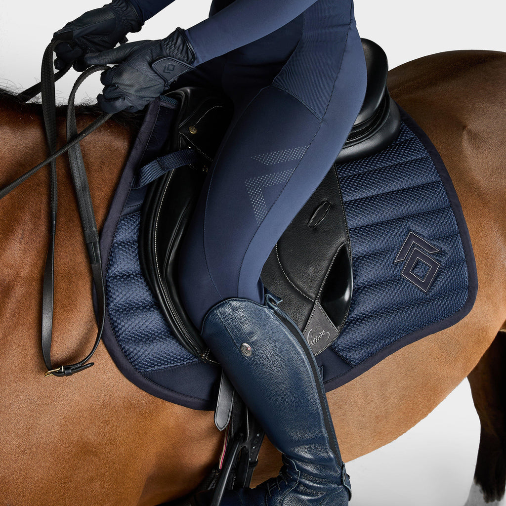 Womens Core Knee Grip Leggings Navy