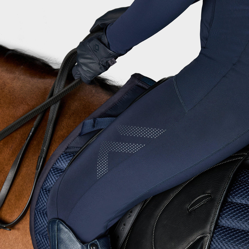 Womens Core Knee Grip Leggings Navy