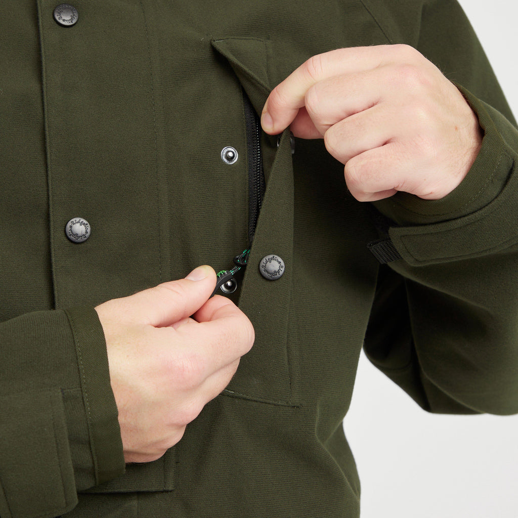 Mens Monsoon Classic Smock Deep Forest