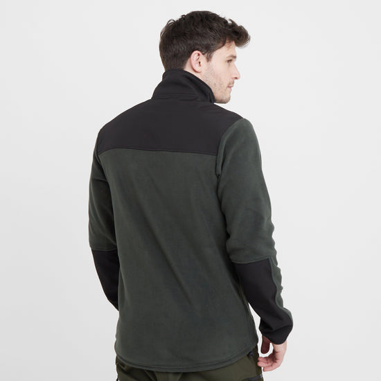 Mens Hybrid Jacket Black/Olive