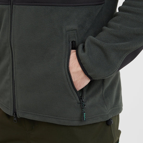 Mens Hybrid Jacket Black/Olive