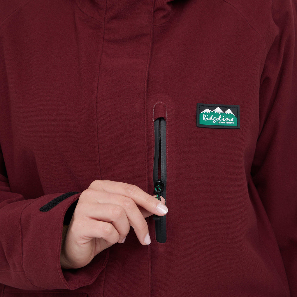 Womens Rhea Jacket Winter Berry