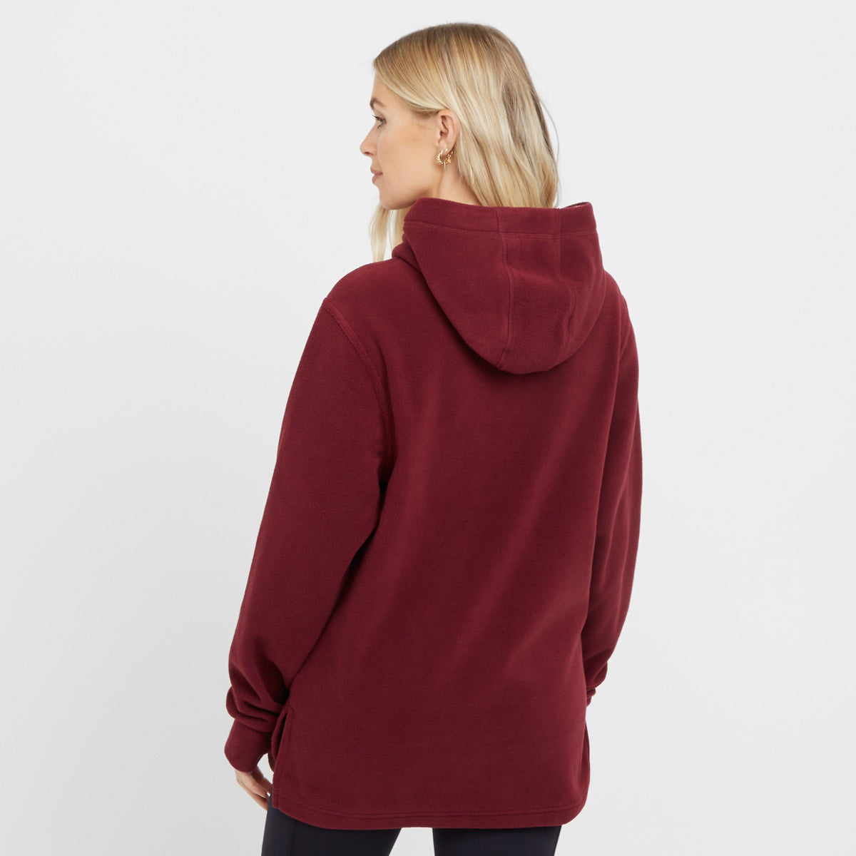 Womens Ballistic Fleece Hoodie Winter Berry