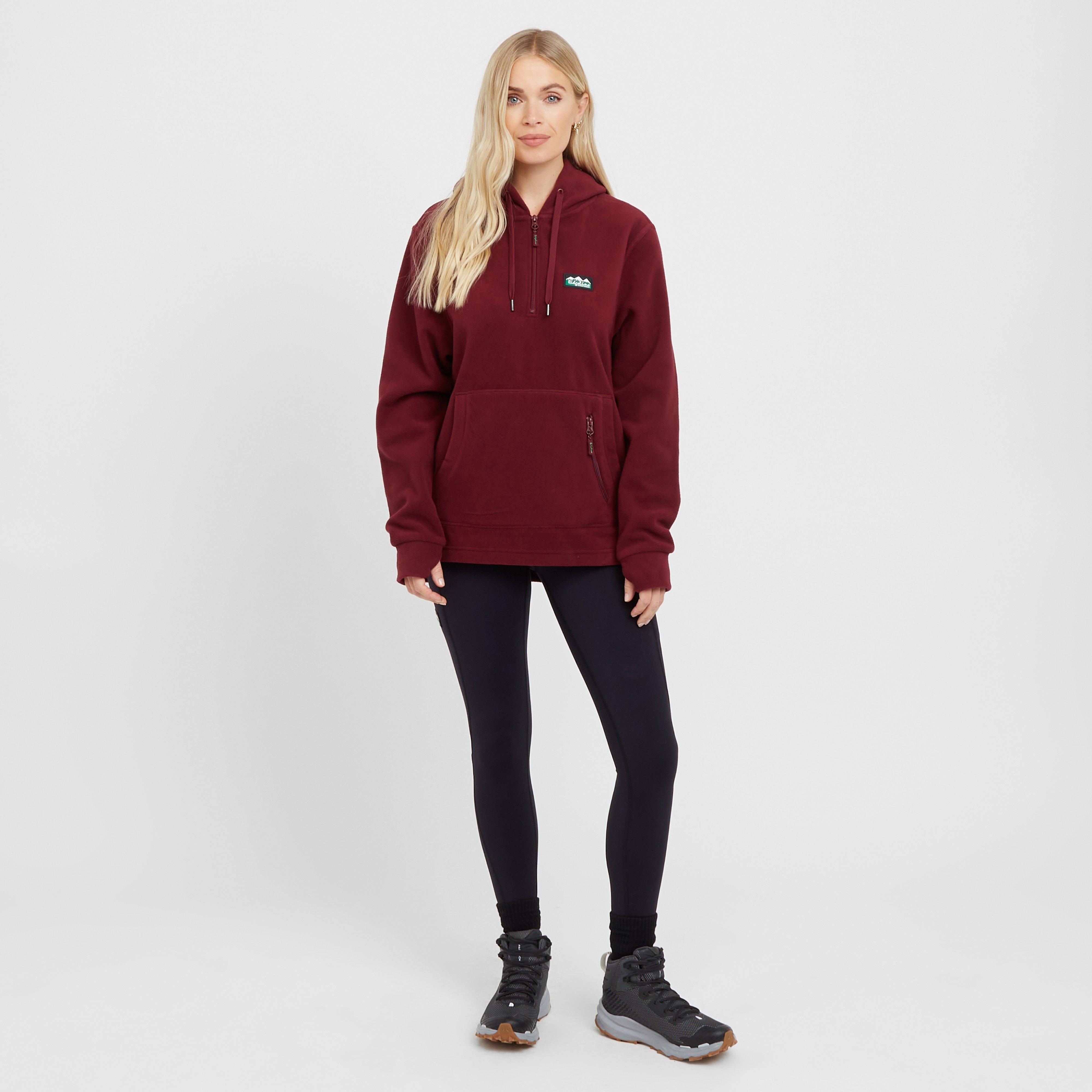 Womens Ballistic Fleece Hoodie Winter Berry