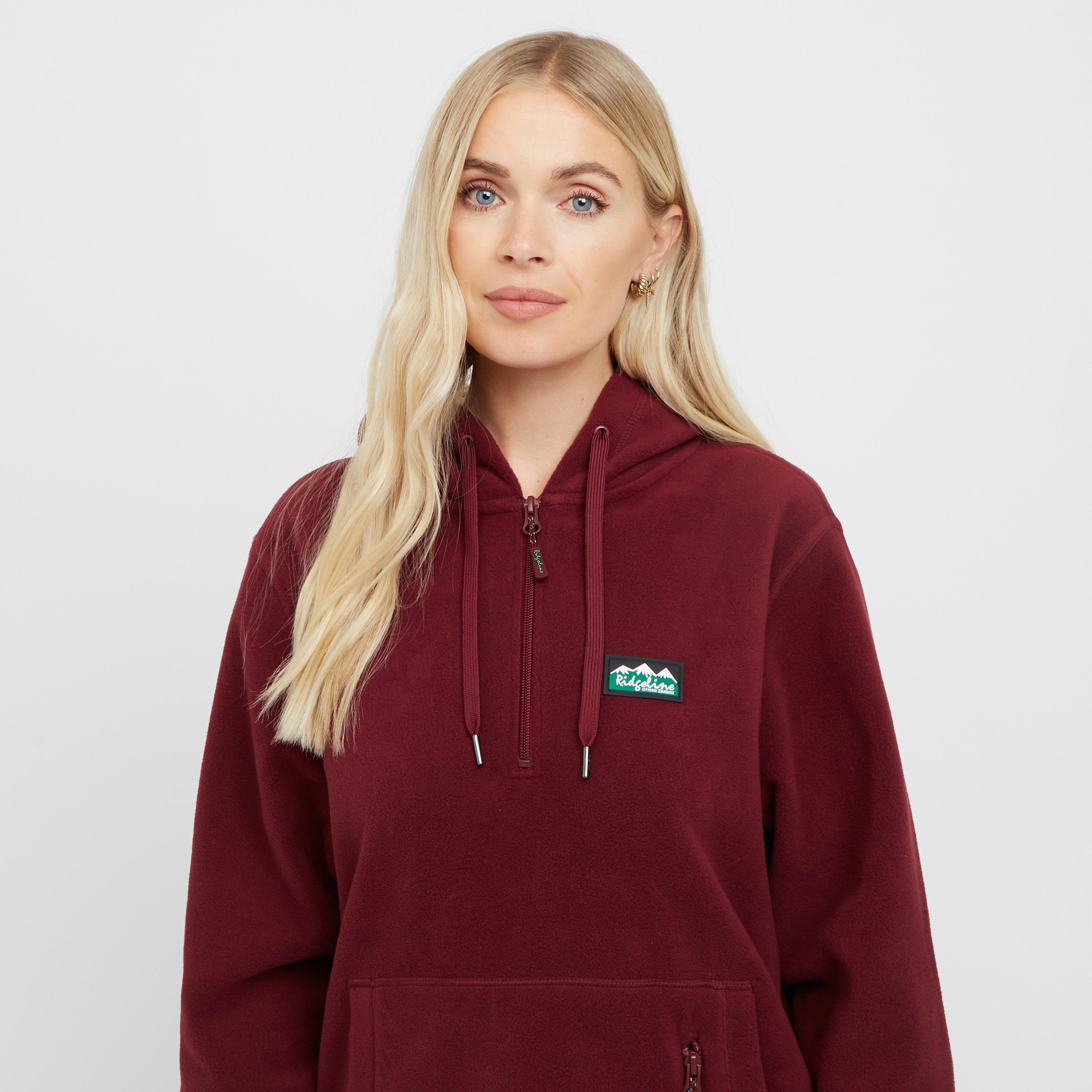 Womens Ballistic Fleece Hoodie Winter Berry
