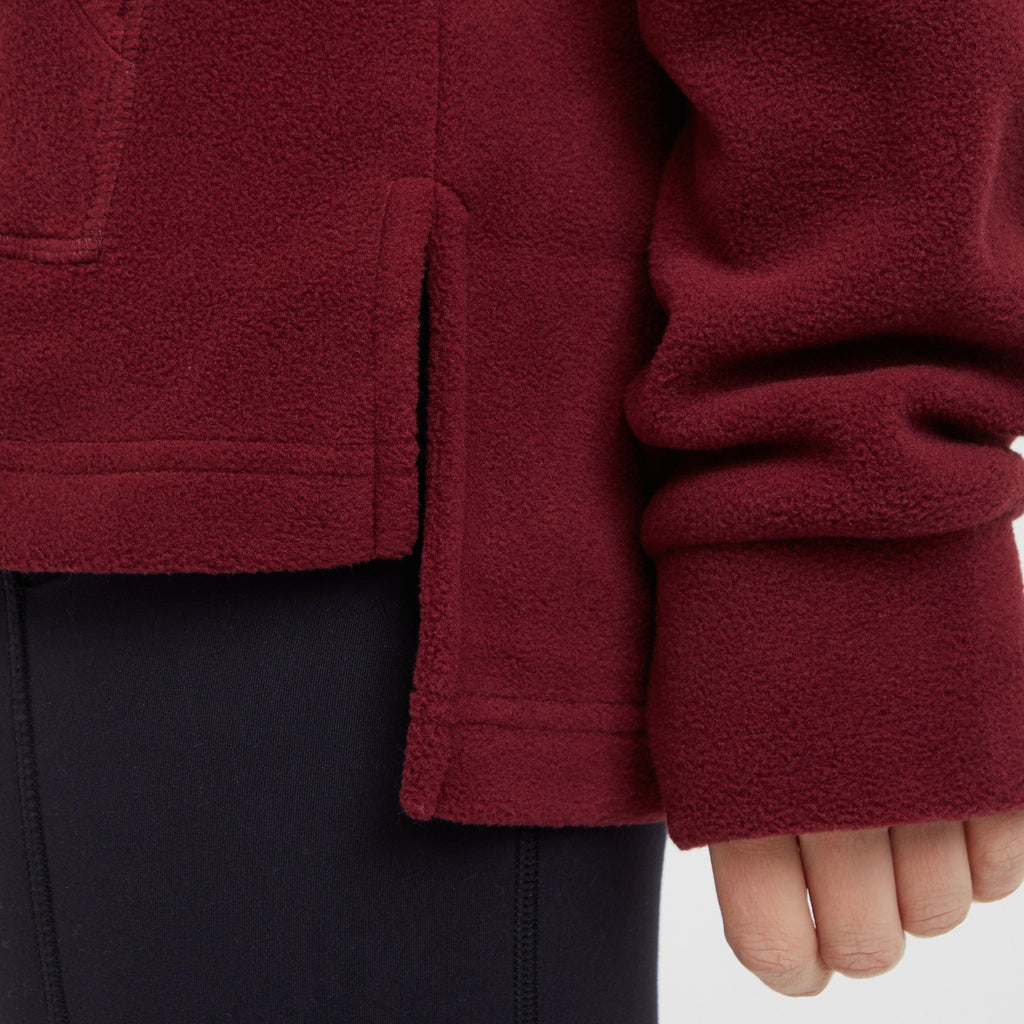 Womens Ballistic Fleece Hoodie Winter Berry