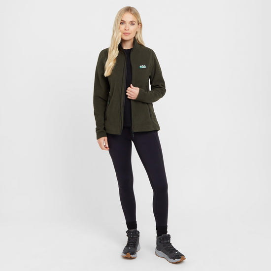 Womens Faroe Fleece Jacket Deep Forest
