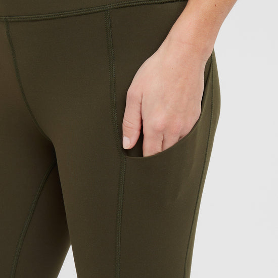 Womens Infinity Leggings Deep Forest