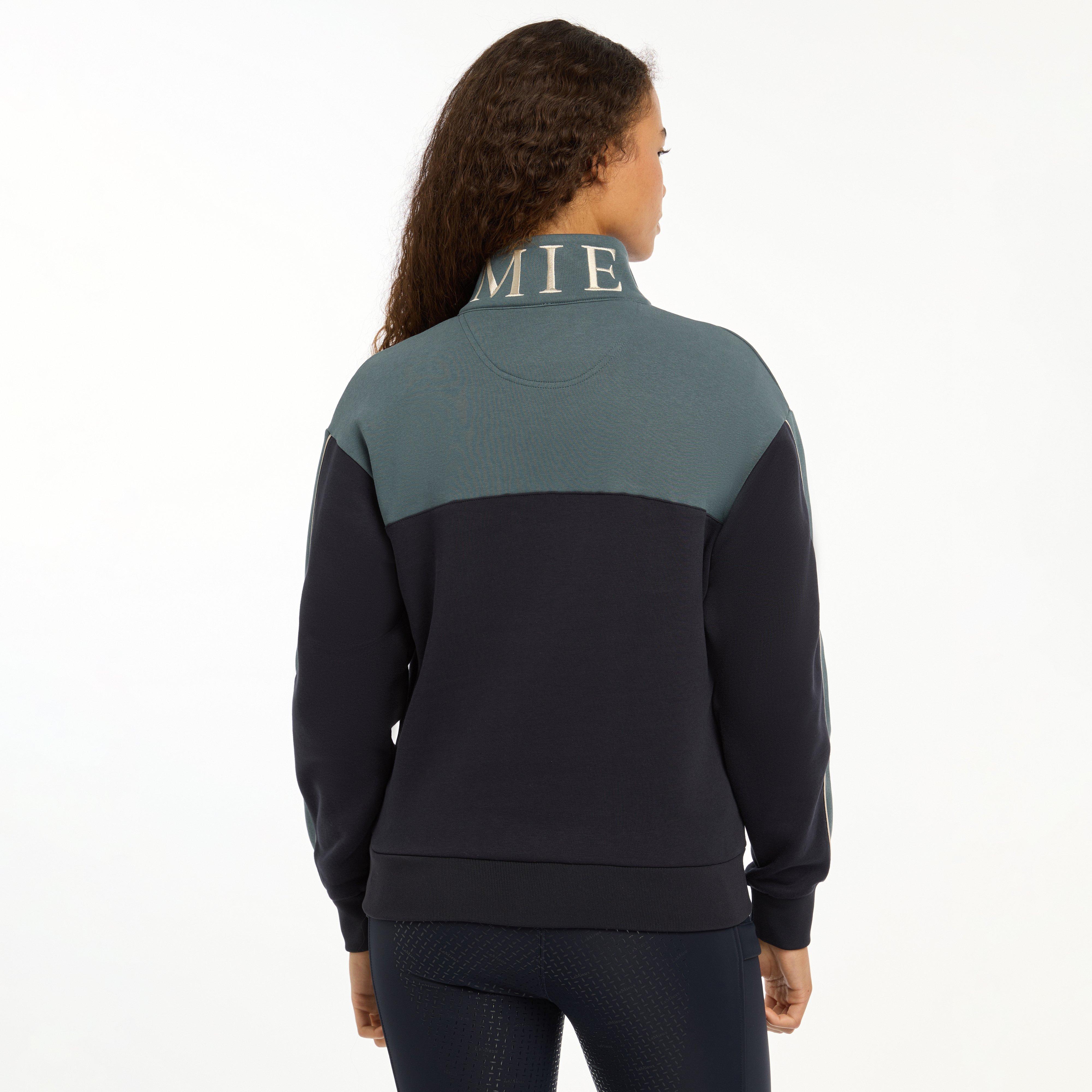 Womens Kali Quarter Zip Sweat Navy/Petrol